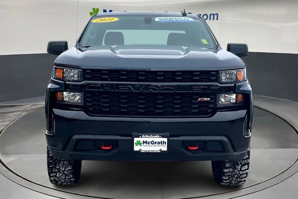 Used 2021 Chevrolet Silverado 1500 Custom Trail Boss Truck Crew Cab