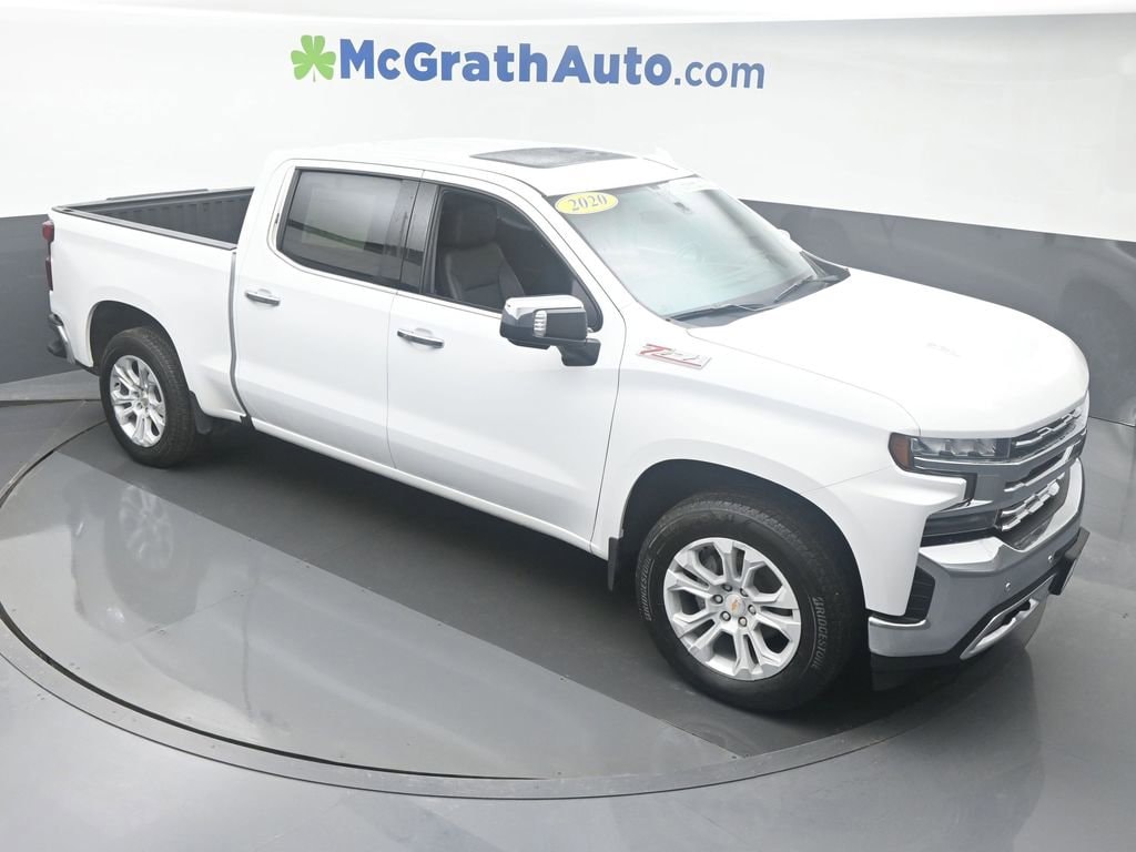 Used 2020 Chevrolet Silverado 1500 LTZ with VIN 3GCUYGELXLG250805 for sale in Dubuque, IA