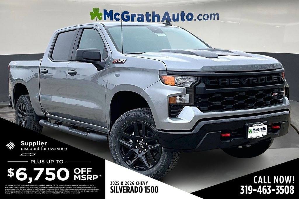 New 2026 Chevrolet Silverado 1500 Custom Trail Boss Truck