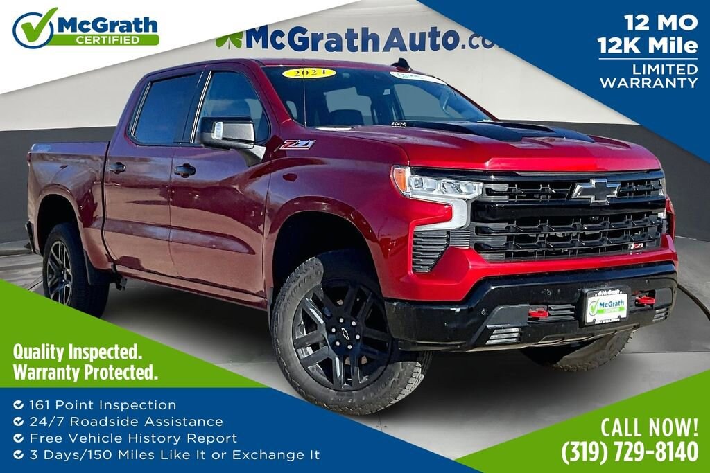 Used 2024 Chevrolet Silverado 1500 LT Trail Boss Truck Crew Cab