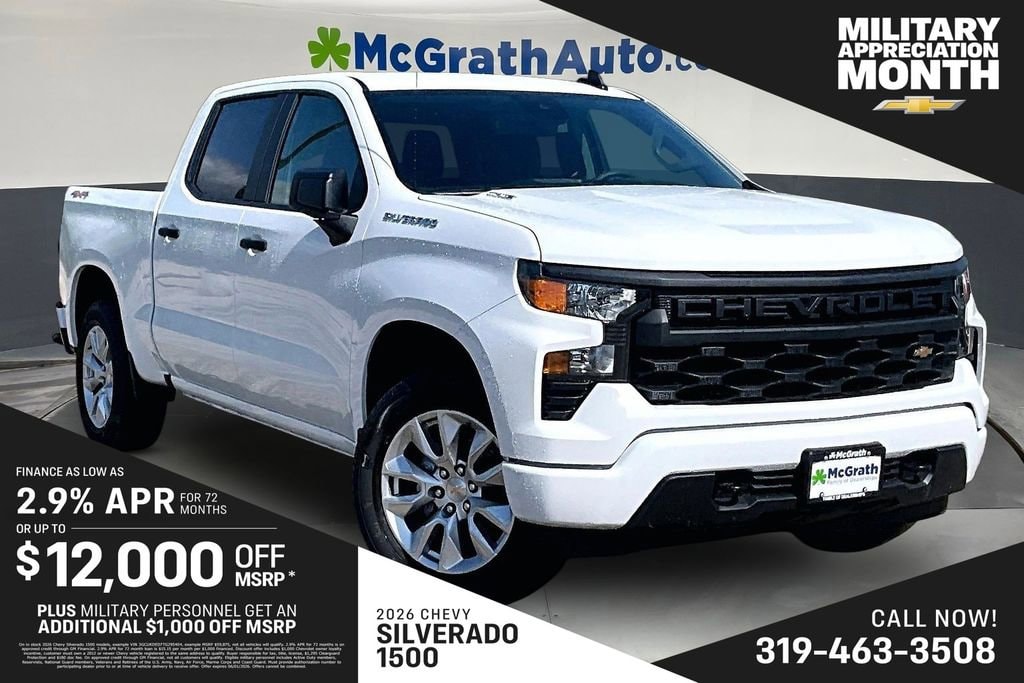 New 2026 Chevrolet Silverado 1500 Custom Truck