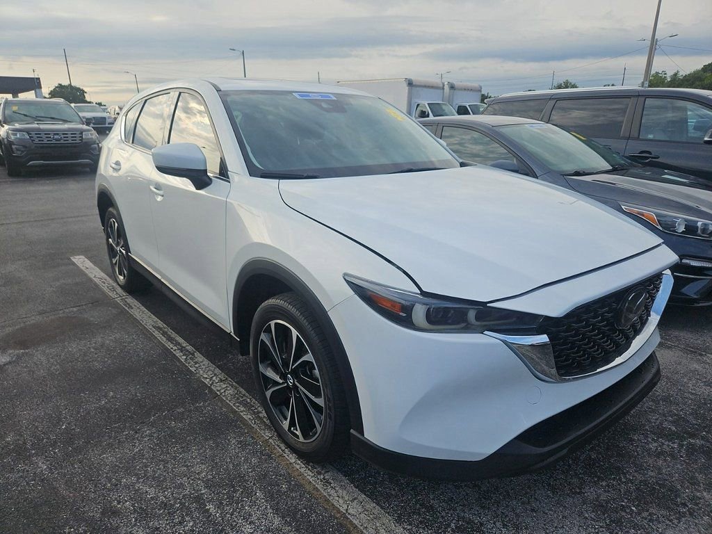 Used 2023 Mazda CX-5 S Premium package with VIN JM3KFBDM6P0236511 for sale in Dubuque, IA