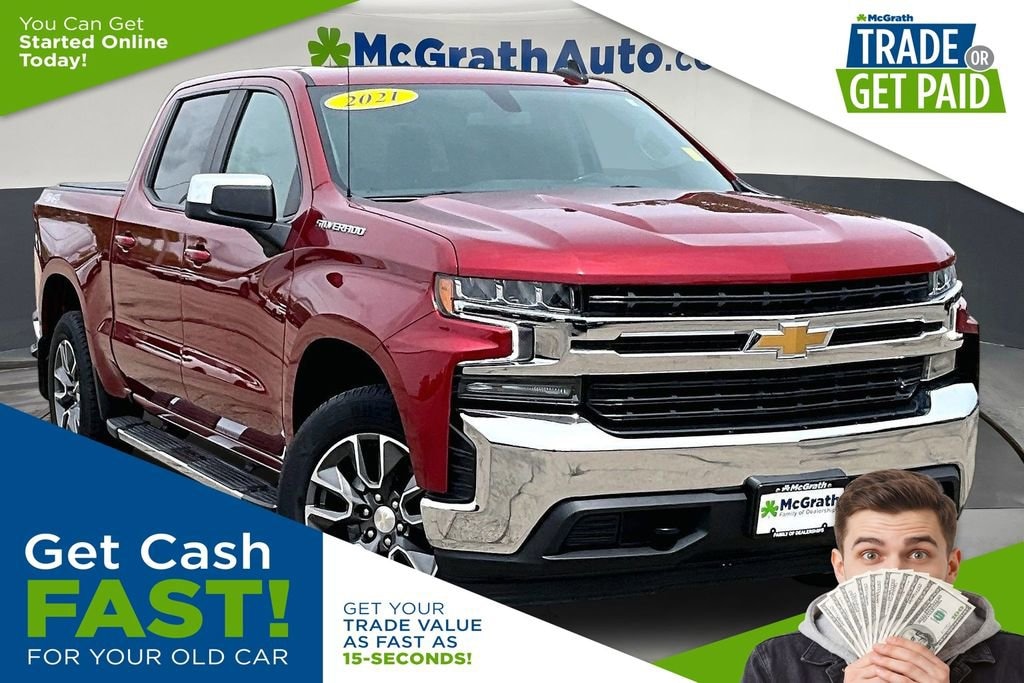 Used 2021 Chevrolet Silverado 1500 LT Truck Crew Cab