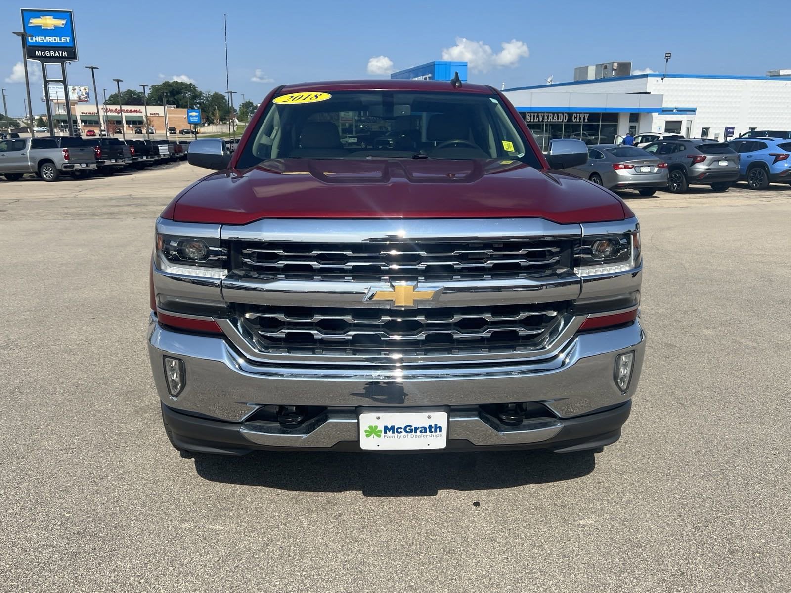 Used 2018 Chevrolet Silverado 1500 LTZ with VIN 3GCUKSEC4JG585561 for sale in Dubuque, IA