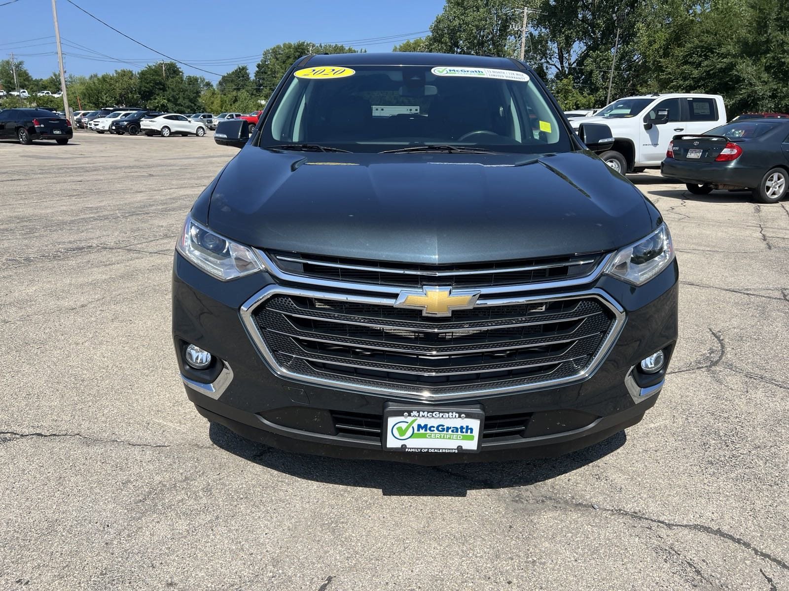 Used 2020 Chevrolet Traverse 3LT with VIN 1GNEVHKW4LJ245154 for sale in Dubuque, IA