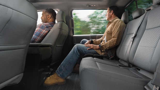 2020 Ford F-150 back seat legroom