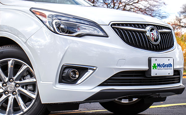2019 White Buick Envision Front End Exterior