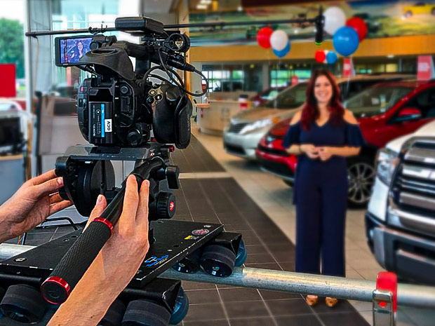 Auto dealership video shoot