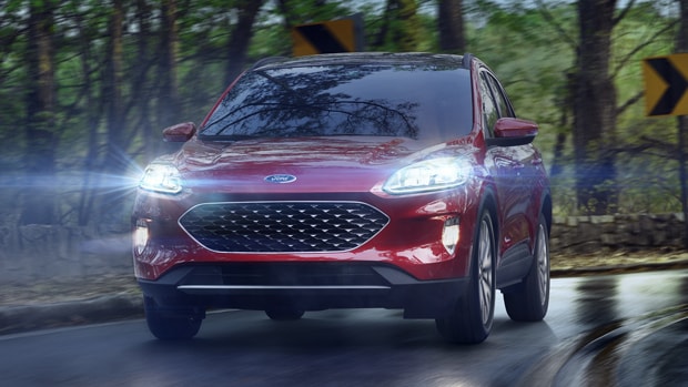 Ford Escape LED headlights and front grill