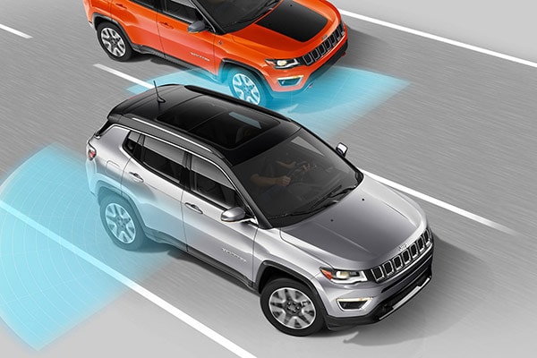 blind Spot monitoring in the Jeep Compass