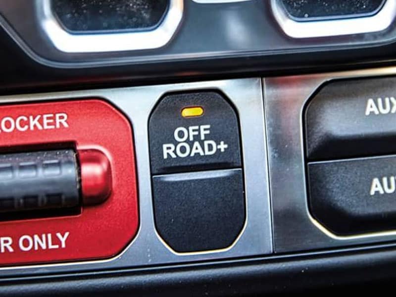 Jeep Wrangler Off Road switch
