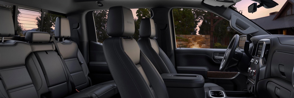 2020 GMC Sierra 1500 two-tone leather interior