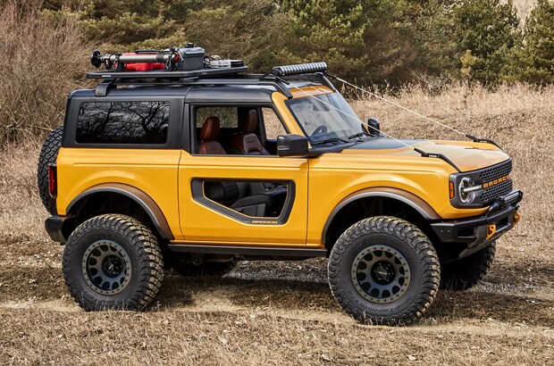 Ford Bronco unique calligraphy wheels