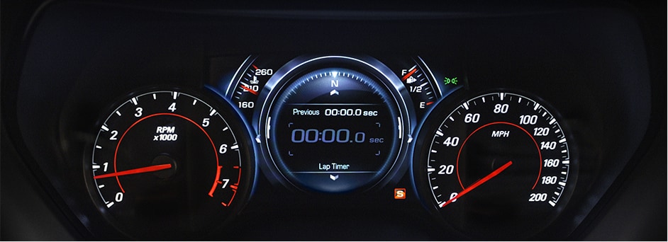2016 Chevrolet Camaro digital cluster