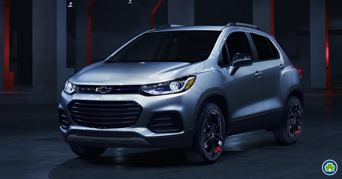 2019 Silver Chevy Trax LT parked inside warehouse