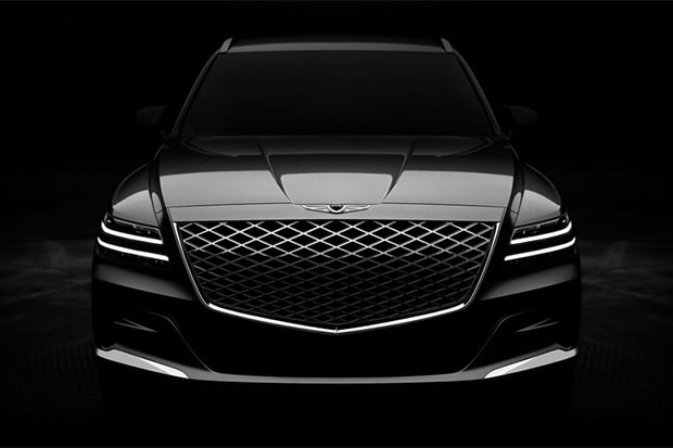 2021 Blue GV80 Crest Grill