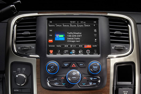 Ram 4500 HD Chassis 3.0 Uconnect System
