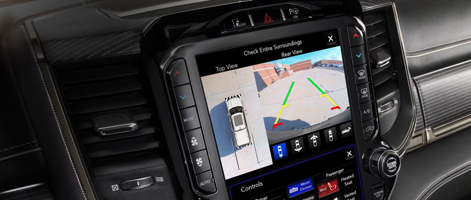 Rear Backup Camera in the Ram 1500