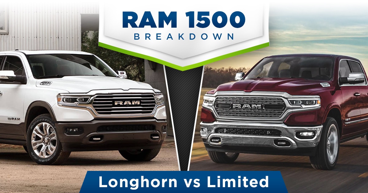 Ram Trim comparison - Longhorn vs Limited - McGrath Auto