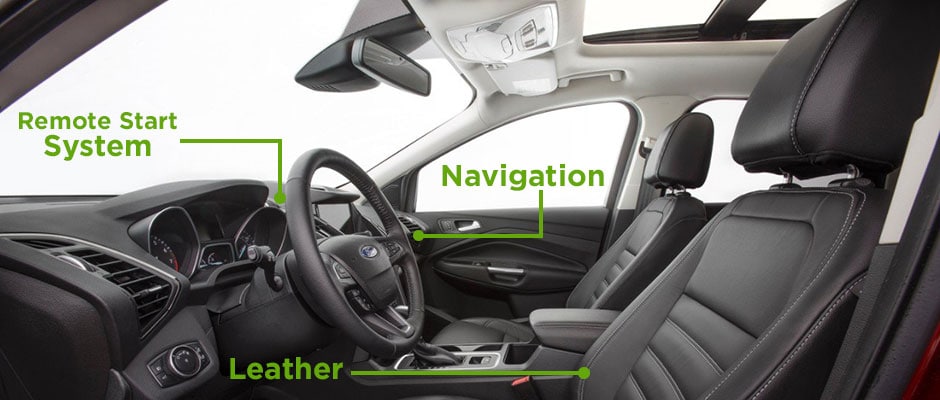 2018 Ford Escape Leather Interior