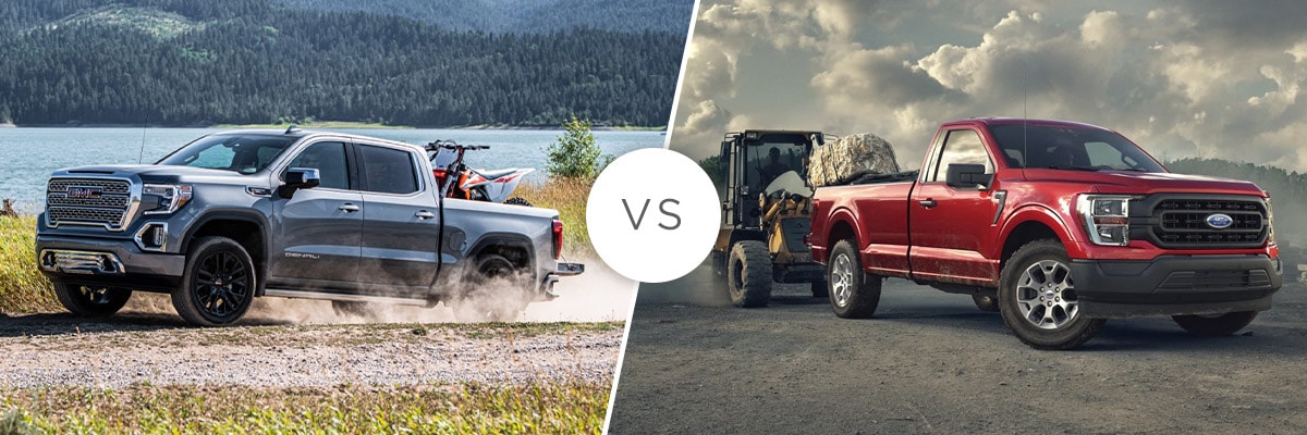 GMC Sierra vs Ford F-150 performance