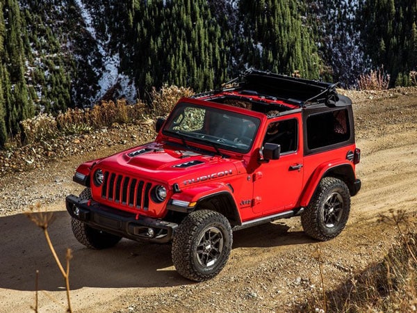 Partial top in the Wrangler Rubicon