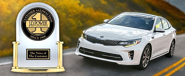 Kia Ranked #1 By JD Power