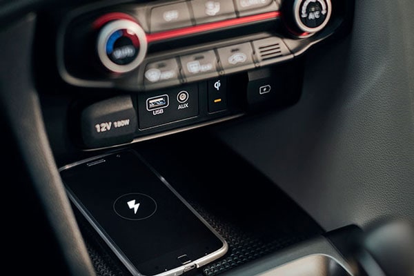 Veloster Wireless charging
