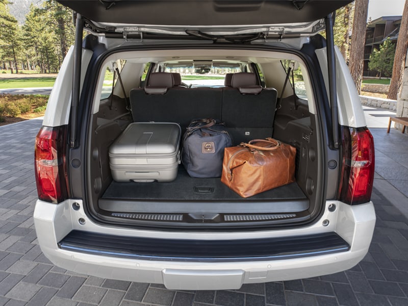 2019 Chevy Suburban Back Cargo Space