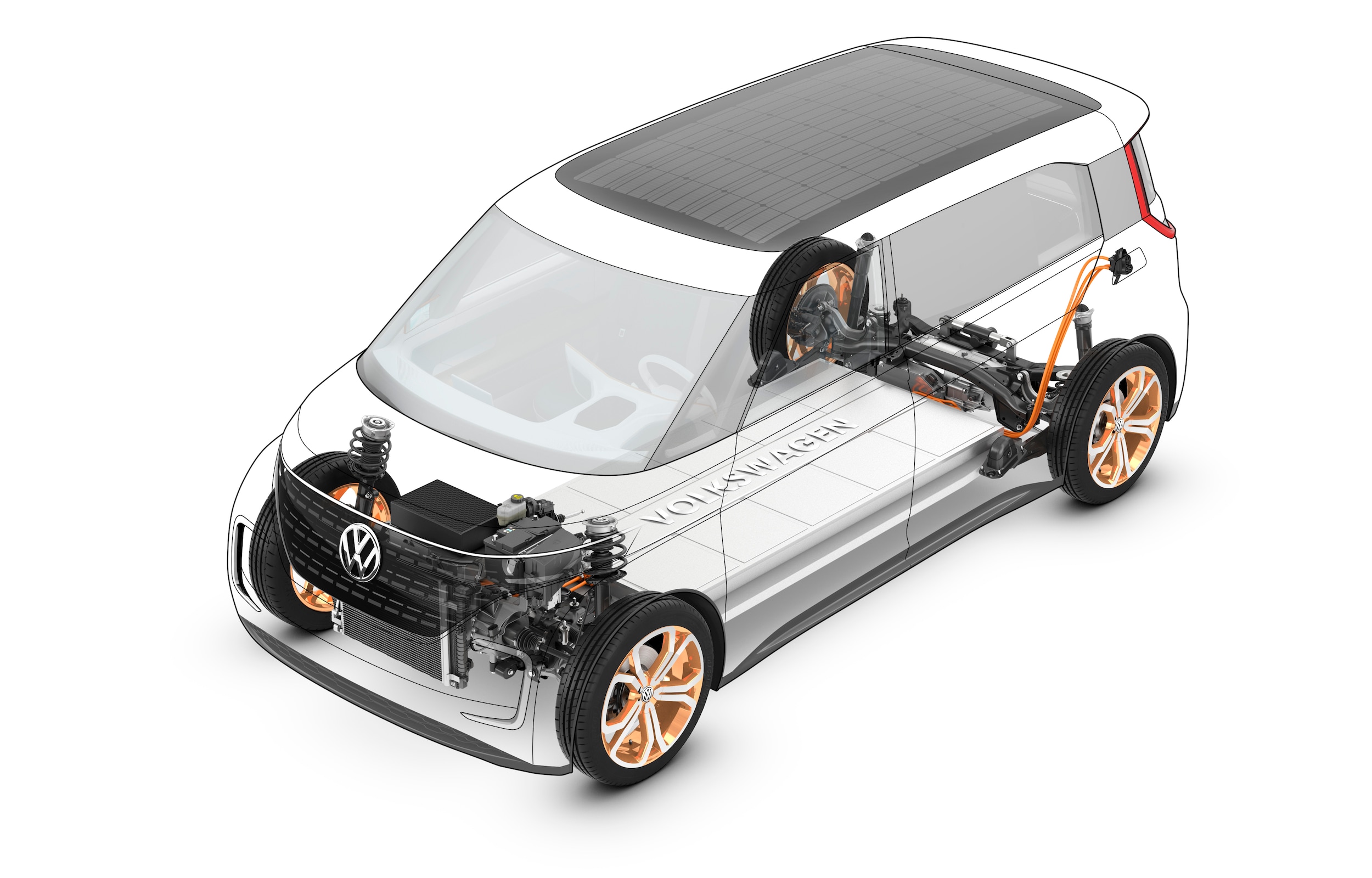 VW BUDD-e Concept electric battery performance