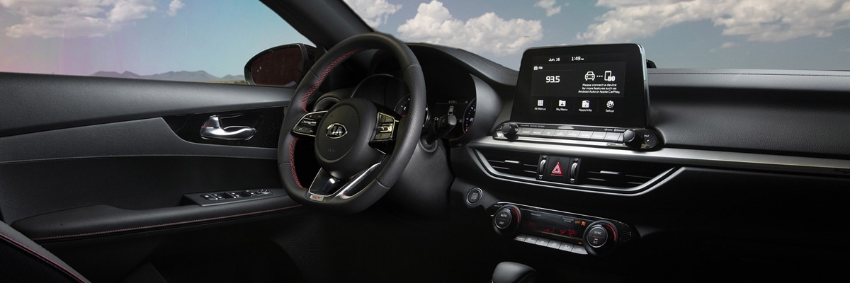 2020 Kia Forte leather interior