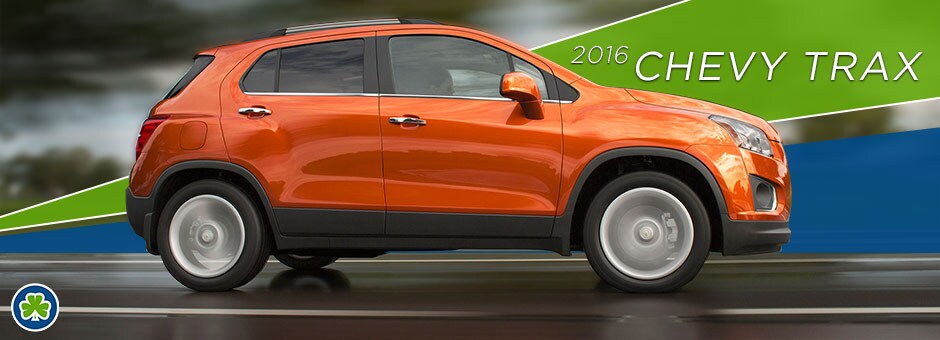 Orange 2016 Chevy Trax Side Angle