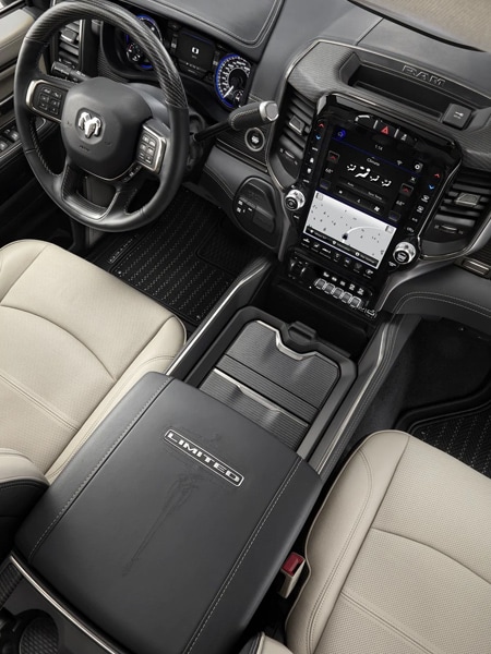 2019 Ram 2500 - center console storage