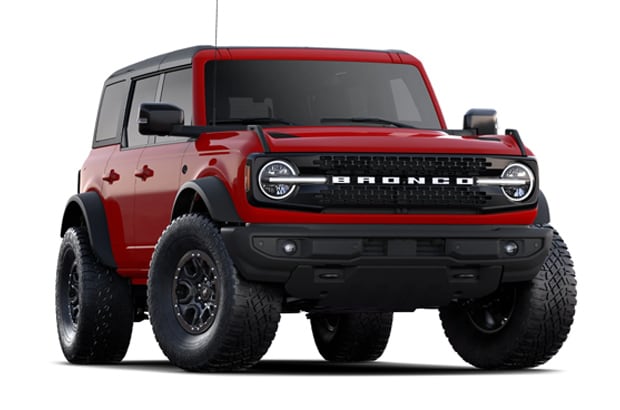 2021 Ford Bronco in blue