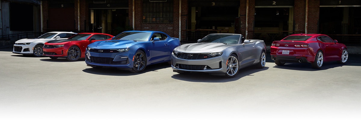 Chevy Camaro lineup exterior