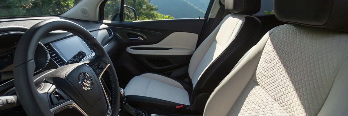2020 Buick Encore two-tone leather interior