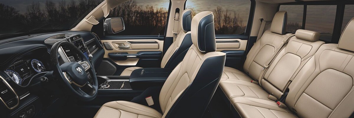 2020 Ram 1500 two-tone leather interior