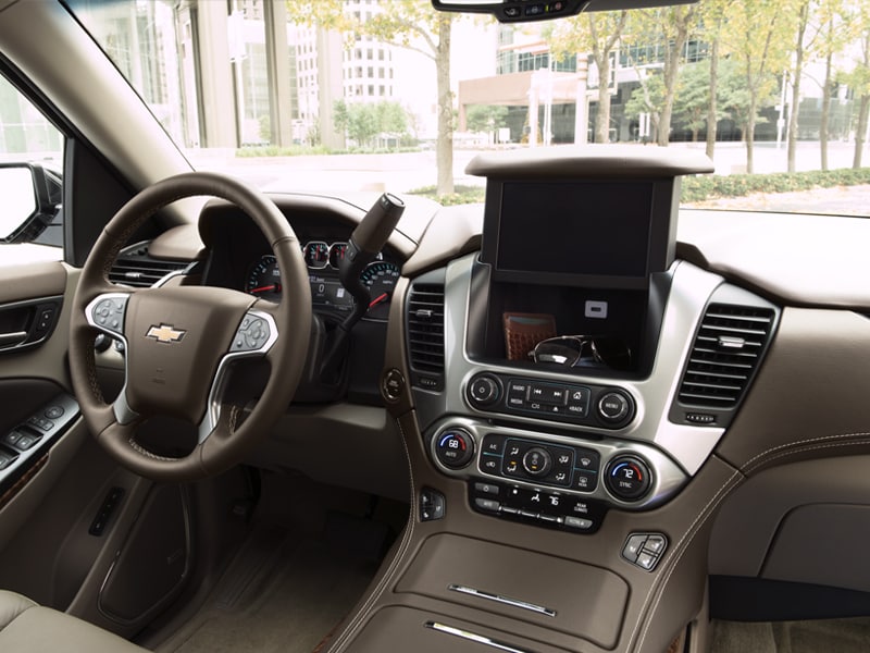 2019 Chevy Suburban Front Cabin Dash and Touchscreen