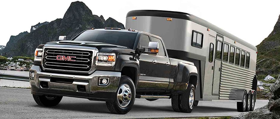 GMC Sierra 3500HD hauling a trailer