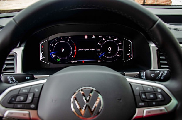 Volkswagen Atlas Cross Sport digital instrument cluster
