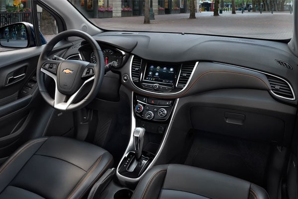 2019 Chevy Colorado Mosaic Black Interior Upholstery and Front Dash