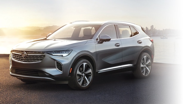 New Encore GX in driving quickly