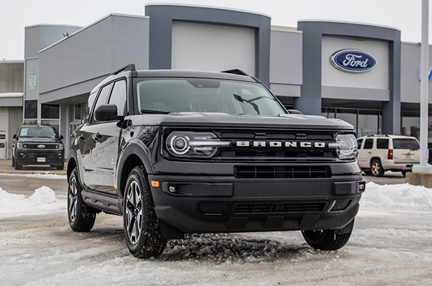 Ford Bronco Sport Grill and headlights