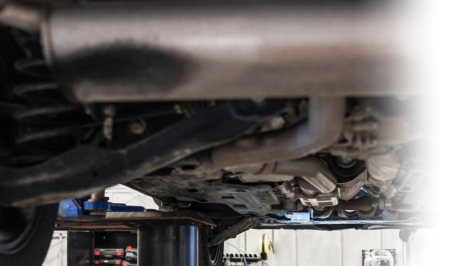 Under a car