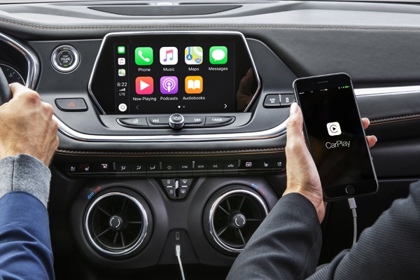 2019 Chevy Blazer Infotainment Center with Apple CarPlay