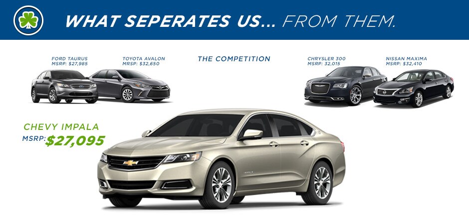 Chevy Impala Comparison