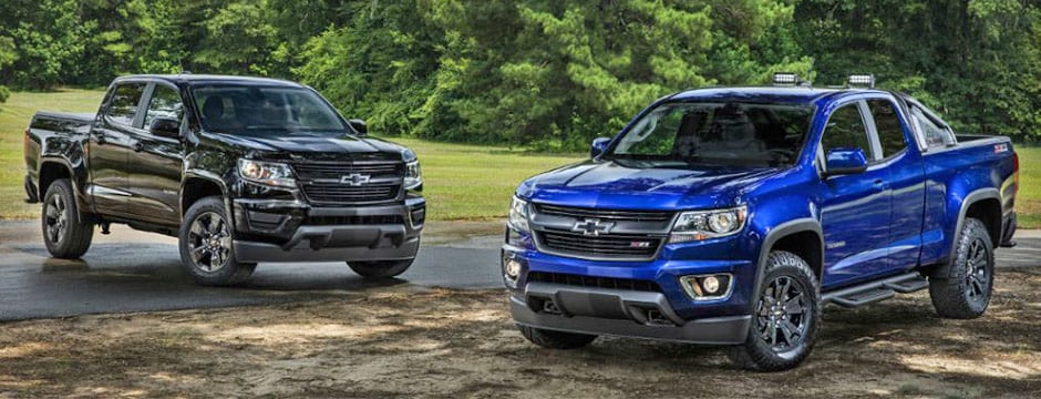2018 Chevy Colorado Comparisons