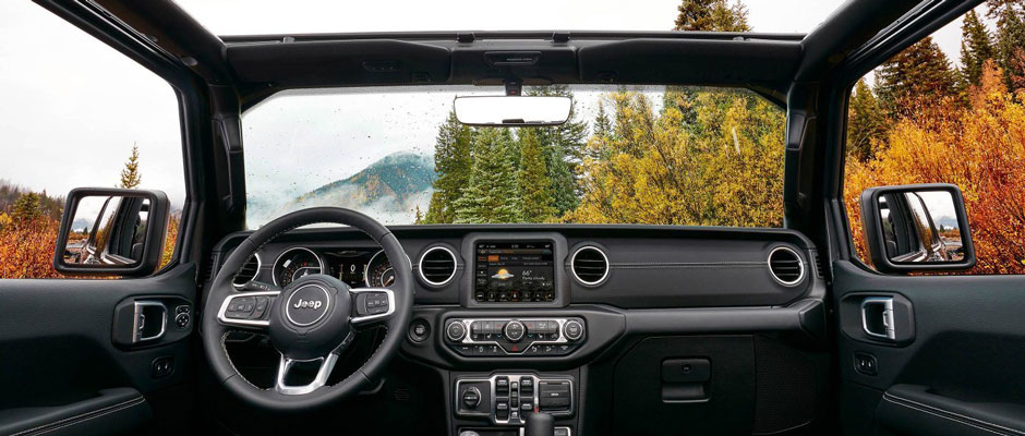 Inside the all new Jeep Wrangler