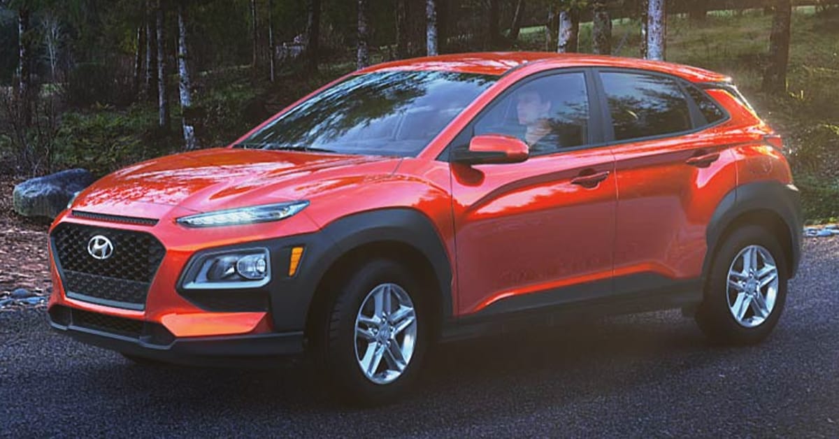 2019 Hyundai Kona Sunset Orange