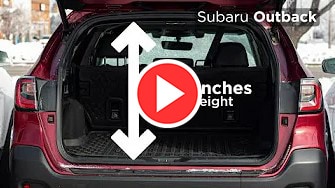 Subaru Outback Cargo Space Measurements